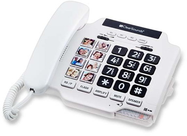ClearSounds amplified phone with big buttons